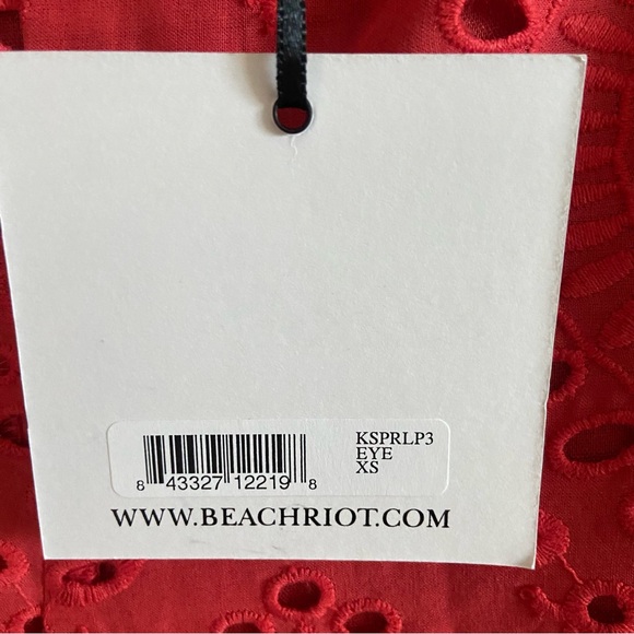 NWT Set- Beach Riot x Revolve Eyelet Crop Top and Pants | XS - Picture 13 of 14